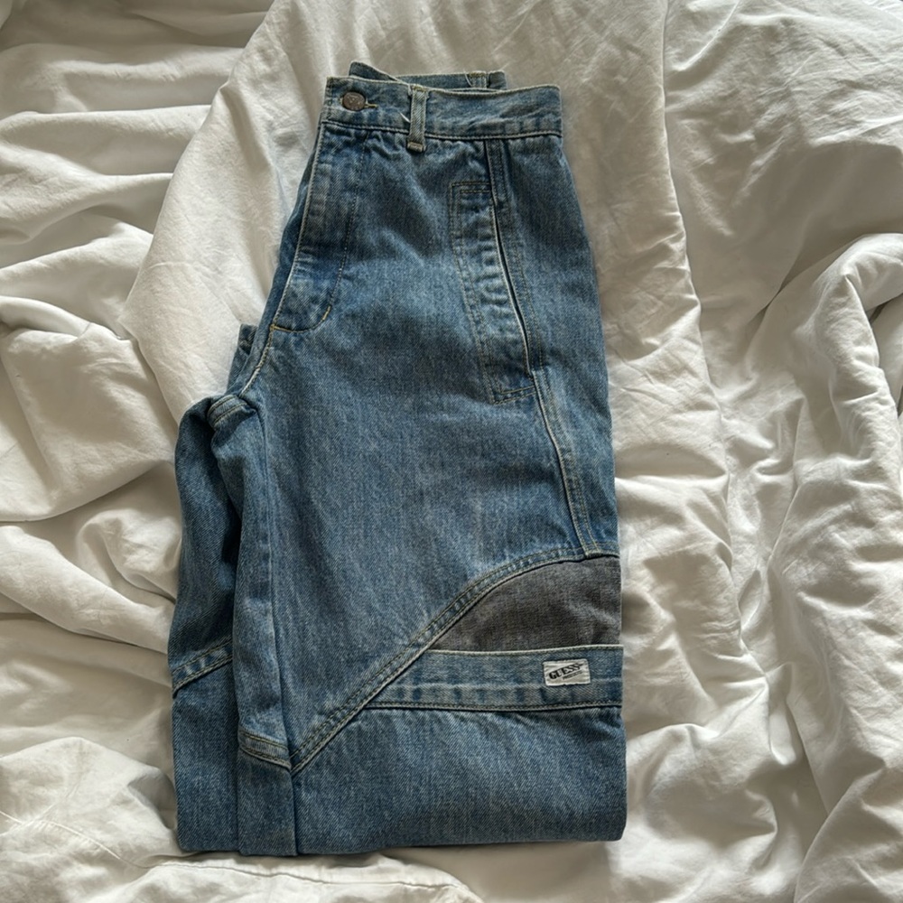 high waisted vintage GUESS jeans